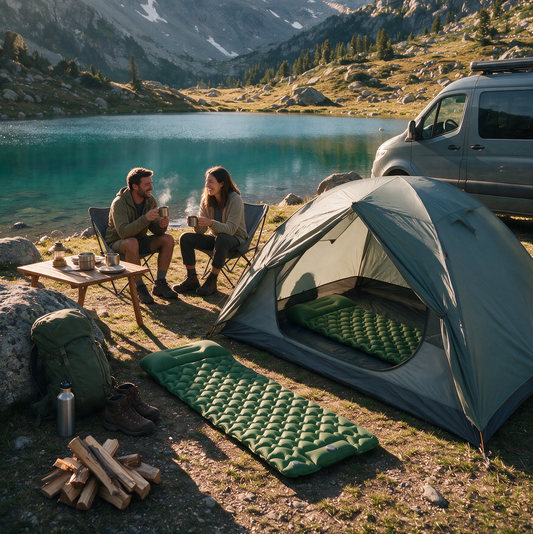 FALCON AirMat – Aufblasbare Camping- & Strandliegematte