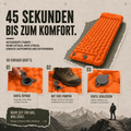 FALCON AirMat aufblasbare Luftmatratze beim Camping im Freien