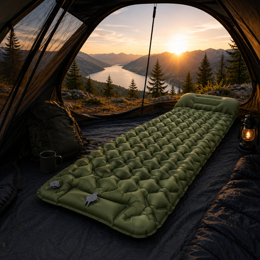 LUMORA AirMat – Aufblasbare Camping- & Strandliegematte