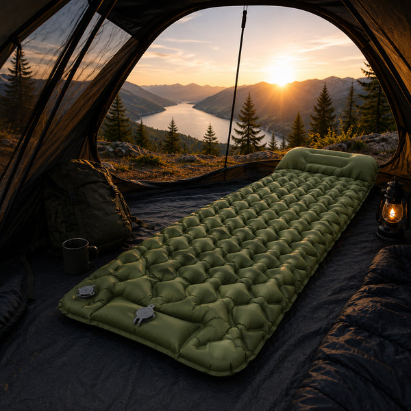LUMORA AirMat – Aufblasbare Camping- & Strandliegematte